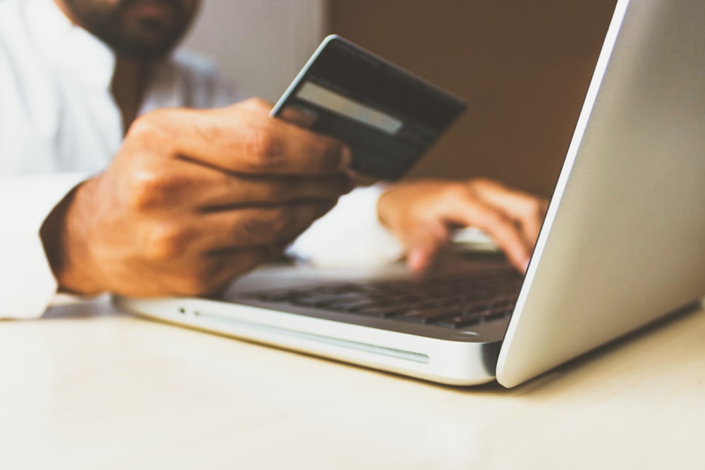 Online shopping on a smartphone